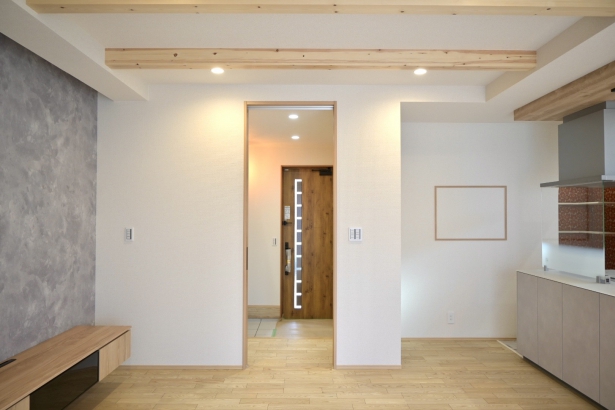   HKデザイン工房の施工事例 家族の暮らしやすさを考えたシンプルモダンな半平屋の家