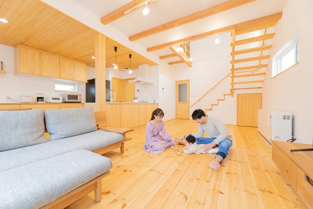 山下ホーム 株式会社山下ホーム|家族の健康を考えた家の施工事例 自然素材たっぷりのやさしい家