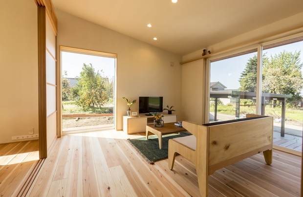 リビング 木の香㈱前川建築の施工事例 暮らしを愉しむ平屋の家