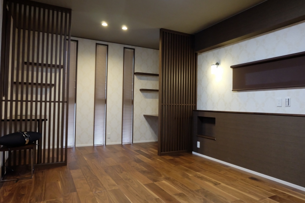 寝室 丸和ホーム｜富山市｜ 共働き家族の家の施工事例 LDKにシアタールームがある暮らし